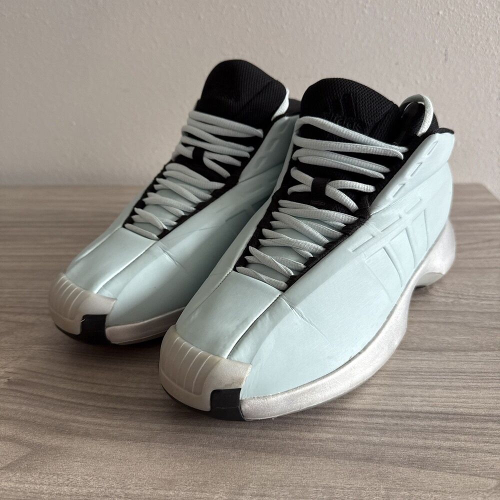 adidas Crazy 1 Kobe Ice Blue Silver Sz 9 G99417 Stormtrooper Sneakers OG Mens - Picture 2 of 12